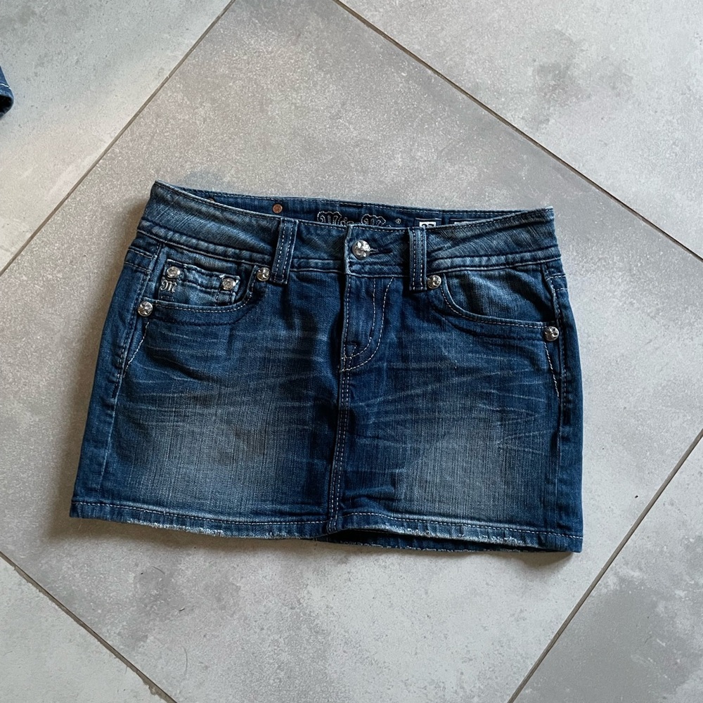 Miss Me jean skirt